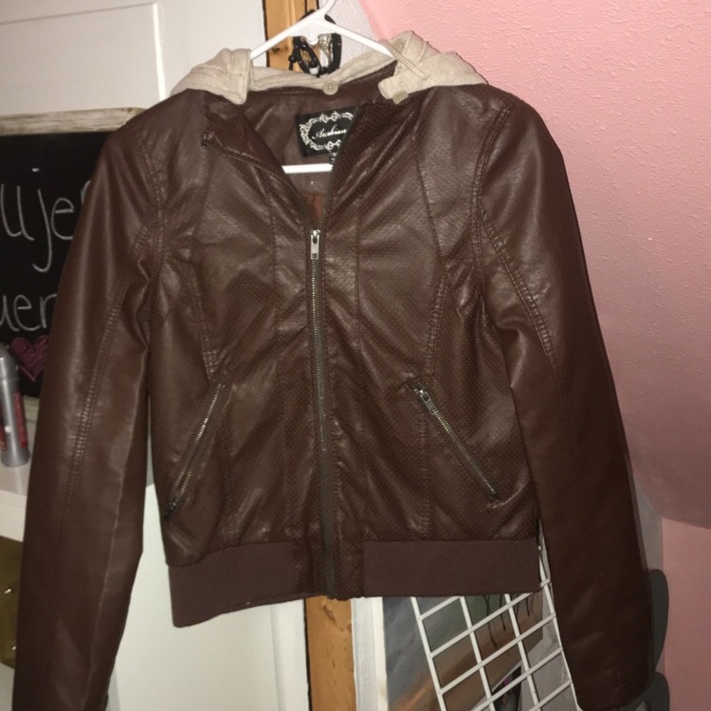 Leather jacket